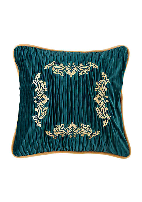 HiEnd Accents Loretta Embroidery Decorative Pillow