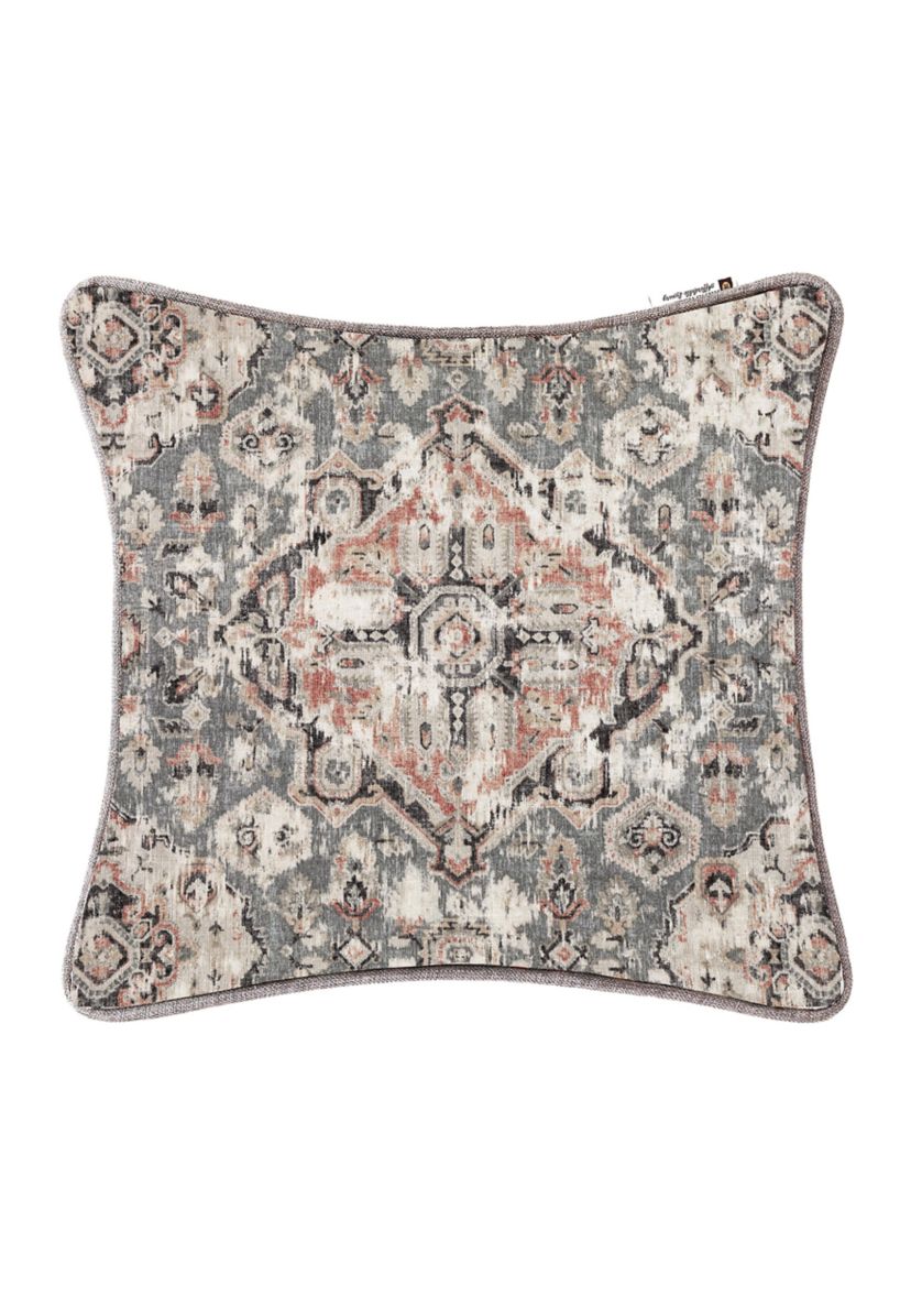 Carmen Taupe Vintage Kilim Medallion Euro Sham