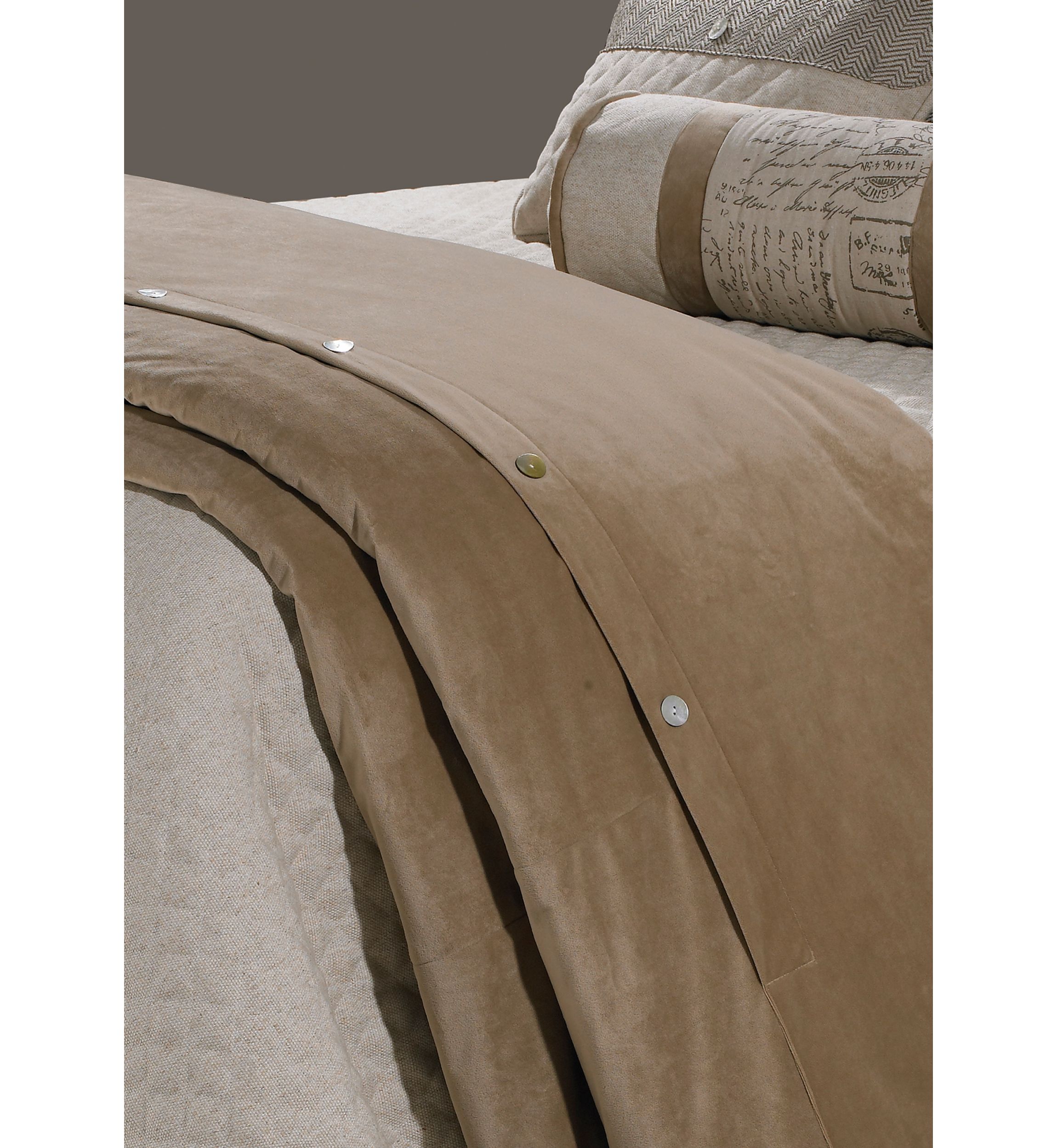 Fairfield Sand Velvet Duvet Cover