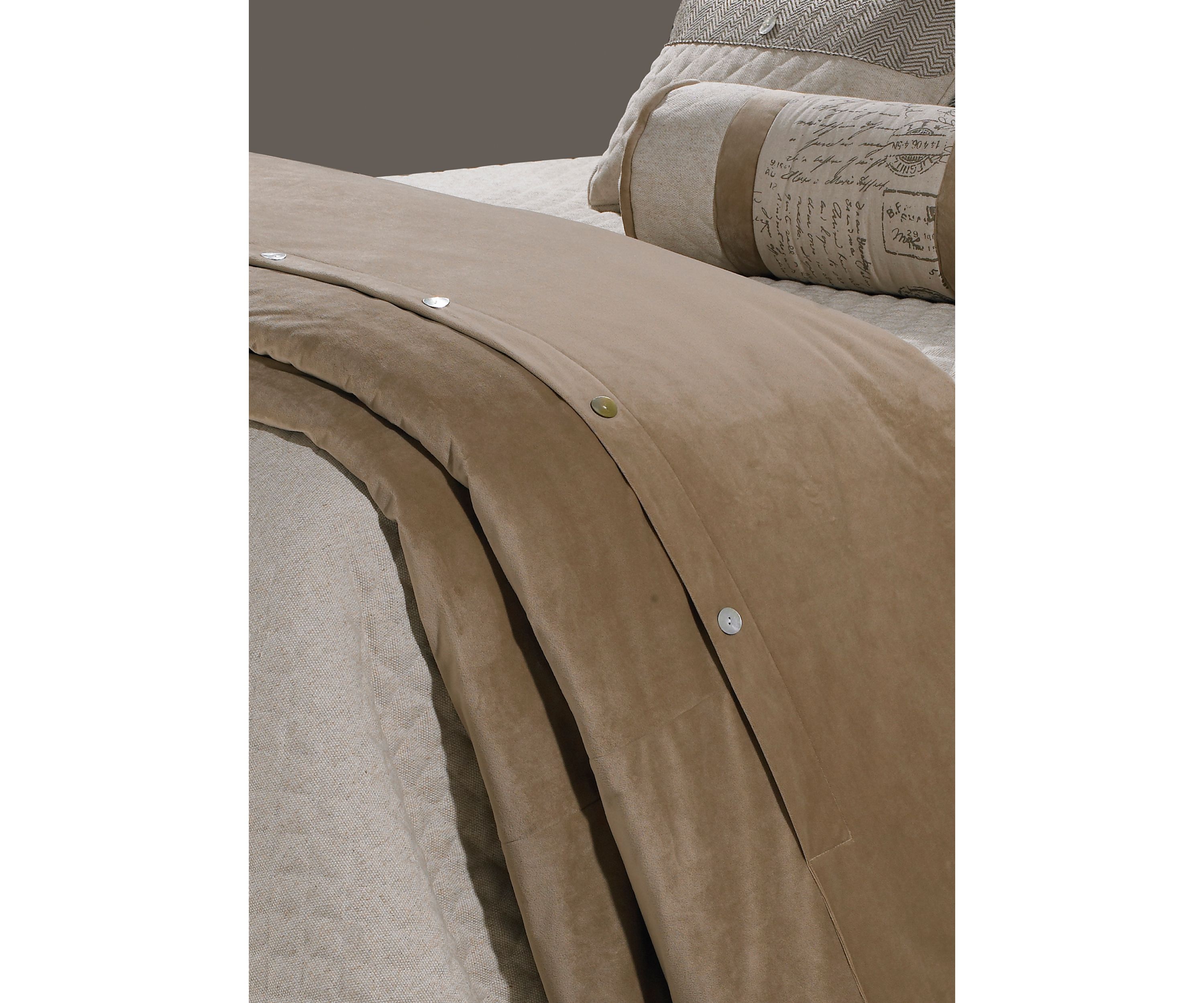 Fairfield Sand Velvet Duvet Cover