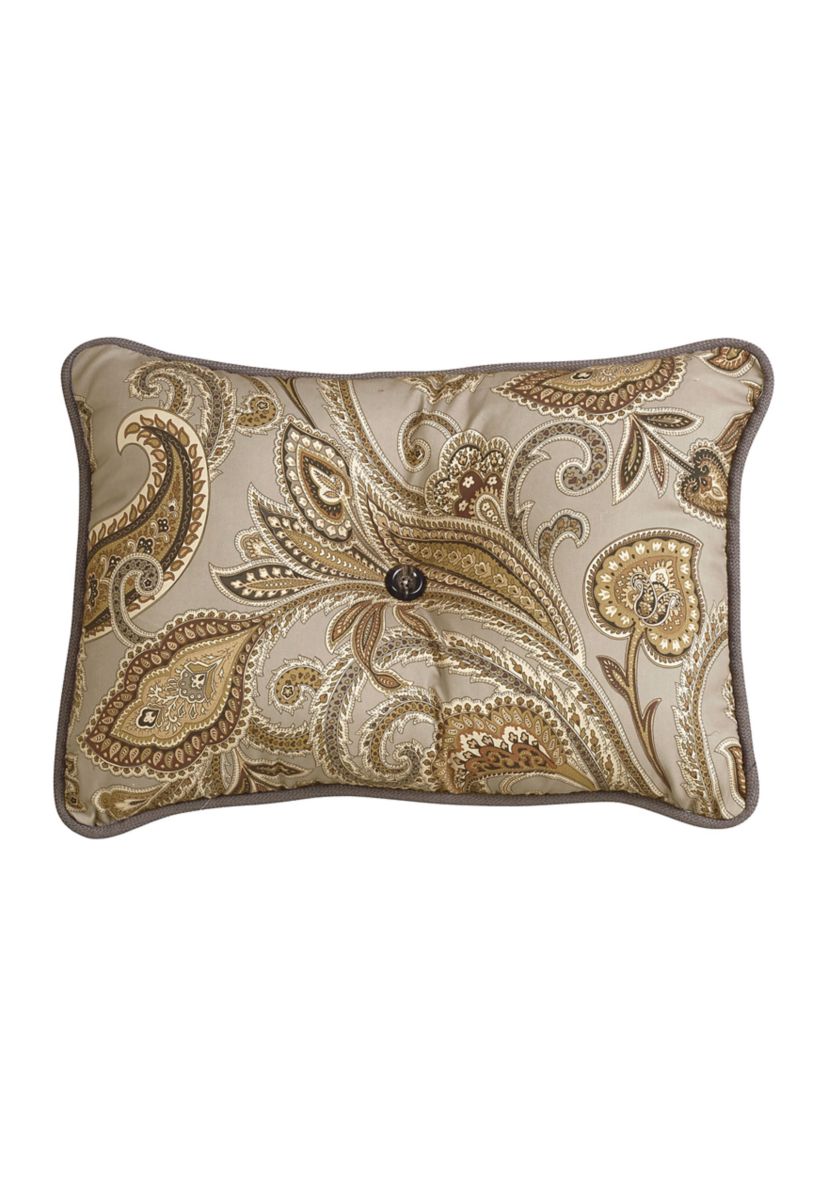 Piedmont Paisley Tufted Lumbar Pillow