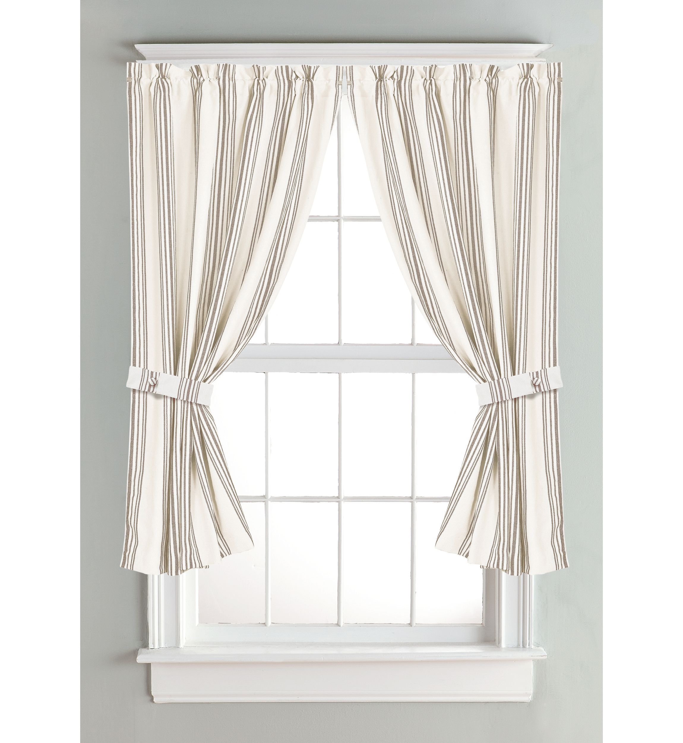 Striped Curtain Blue