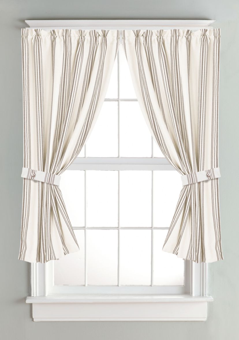 Striped Curtain Blue