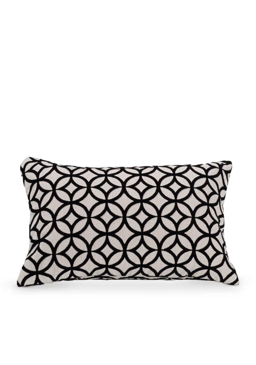 Augusta Cut Velvet Lumbar Pillow