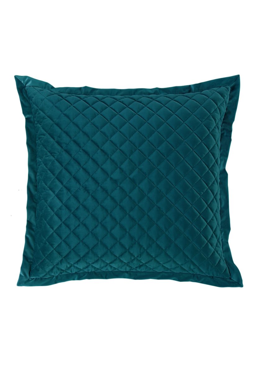 Velvet Diamond Quilted Euro Sham