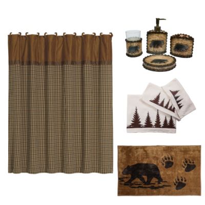 Lodge Bear Bathroom Sets