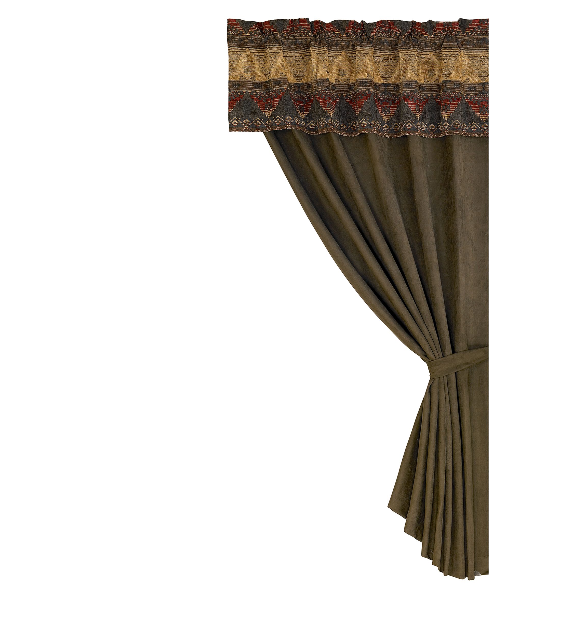 Sierra Curtain Set with Valance