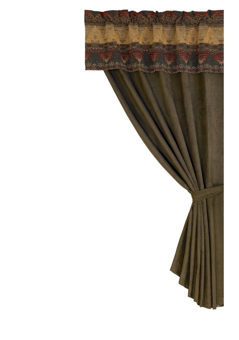 Sierra Curtain Set with Valance