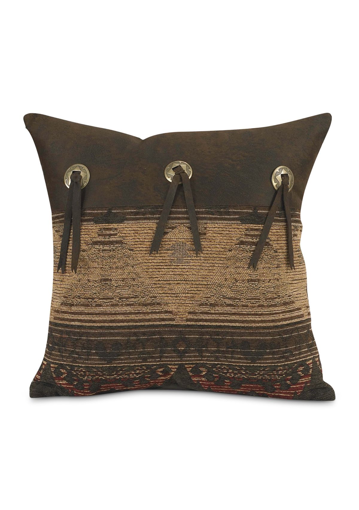 Sierra Concho Square Throw Pillow