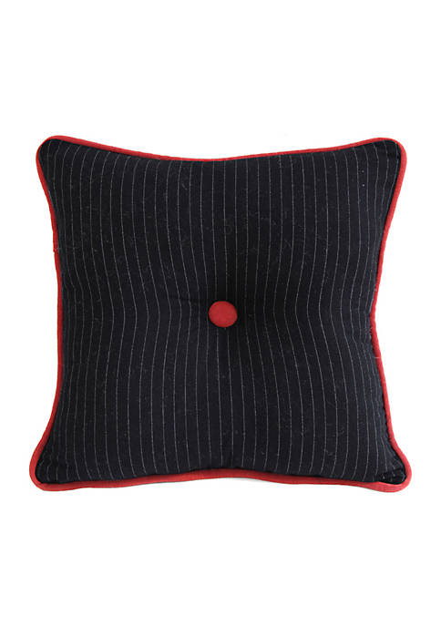 HiEnd Accents Tufted Pinstripe Pillow