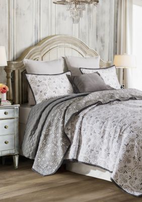 Hiend Accents Fleur De Lis Quilt Set Belk