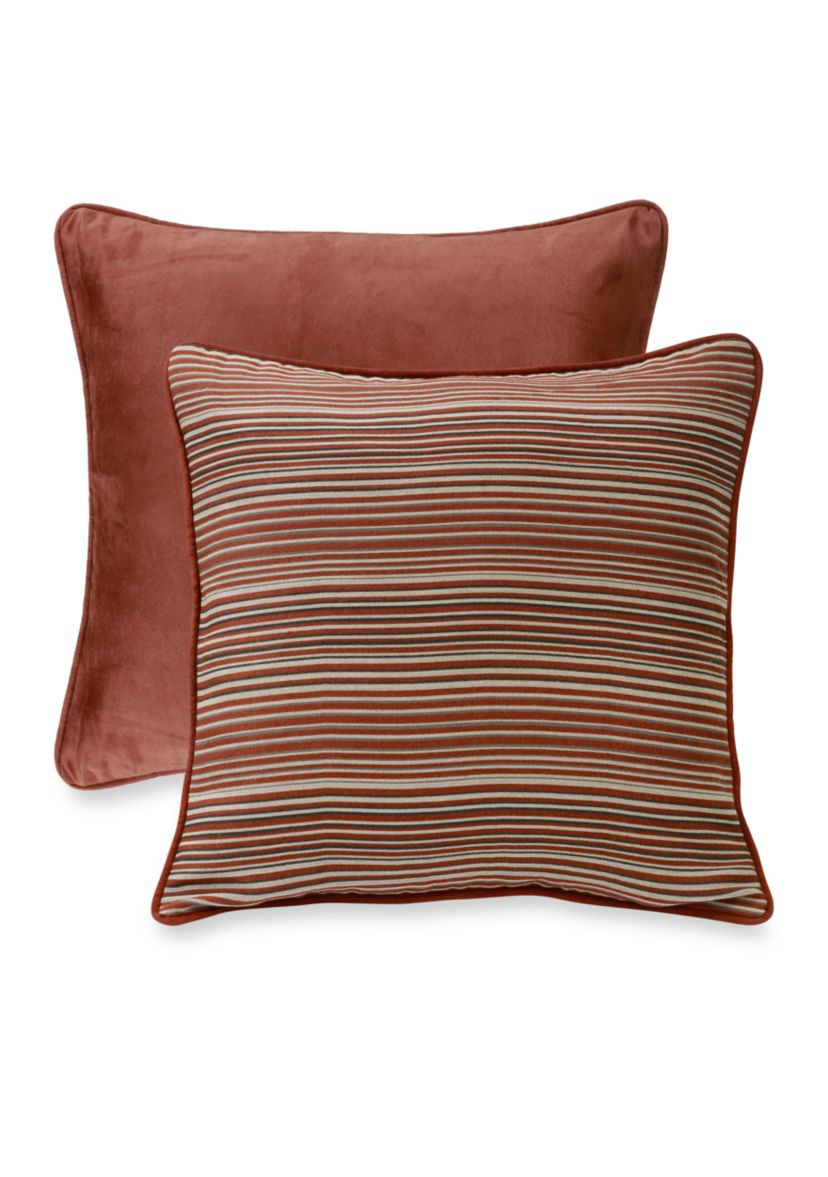 Silverado Stripe and Brick Reversible Euro Sham