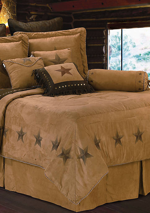 HiEnd Accents Luxury Star King Comforter Set 110-in.