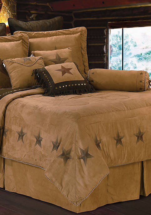 HiEnd Accents Luxury Star Queen Comforter Set 92-in.