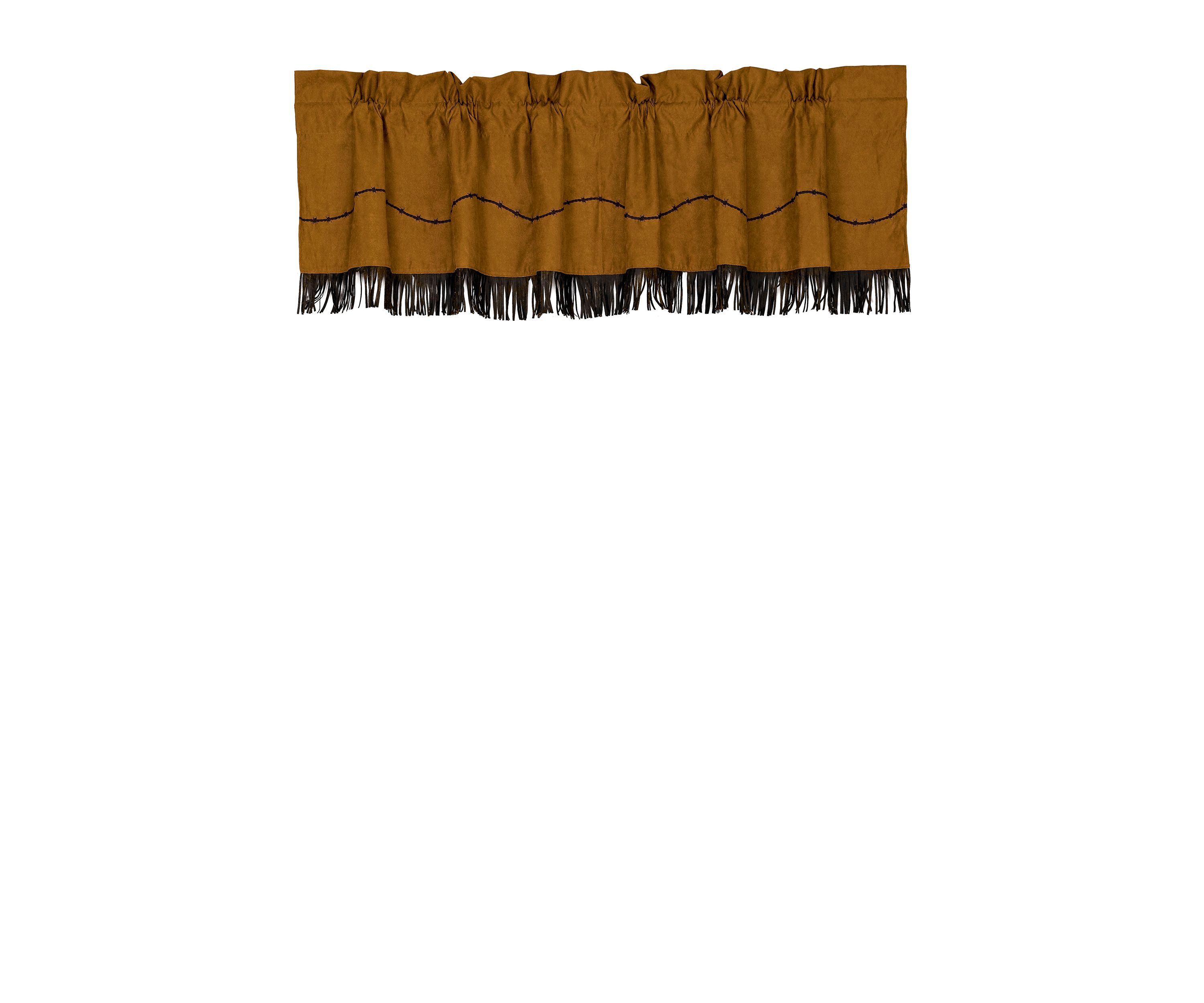 Barbwire Fringed Valance