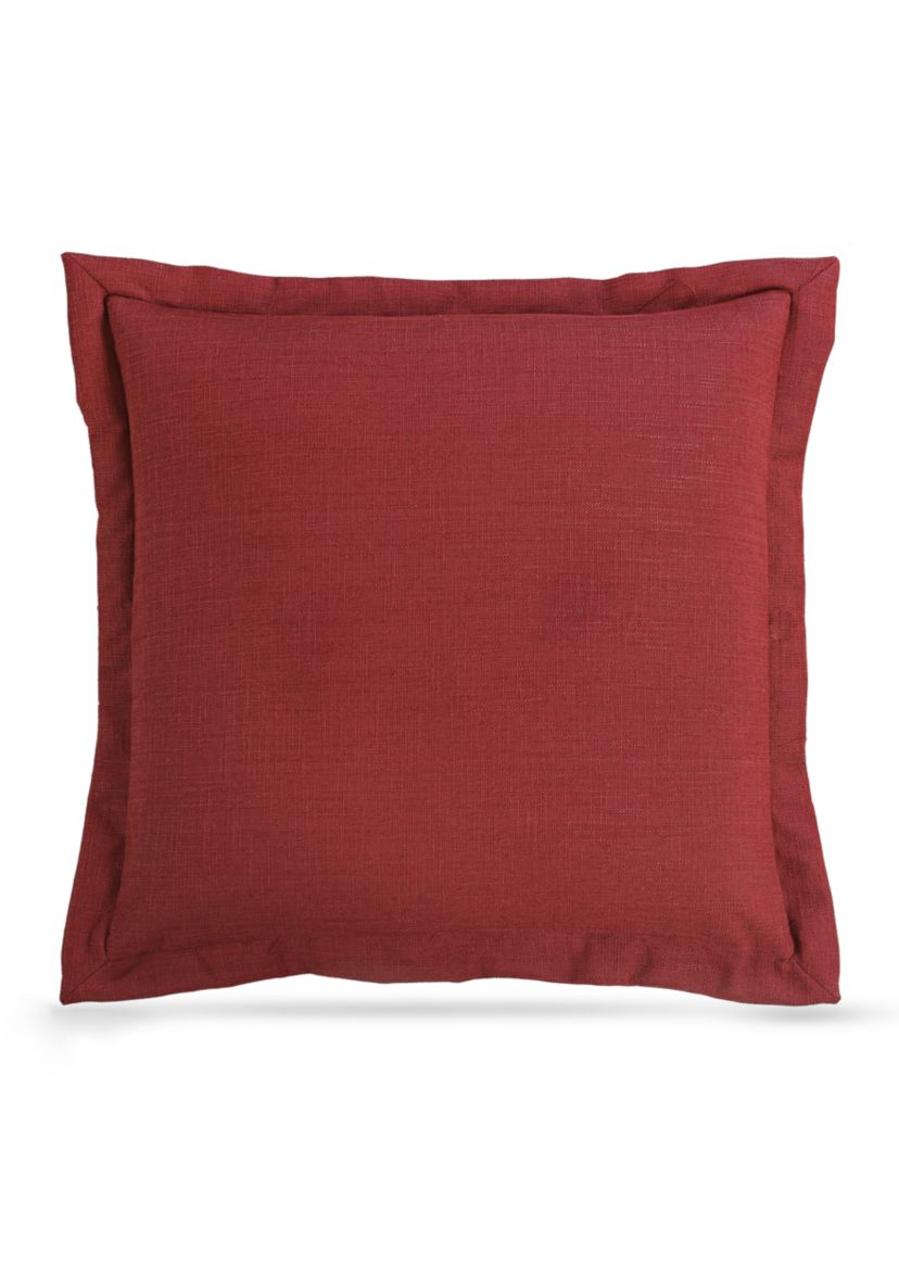 Ruidoso Garnet Red Flanged Euro Sham