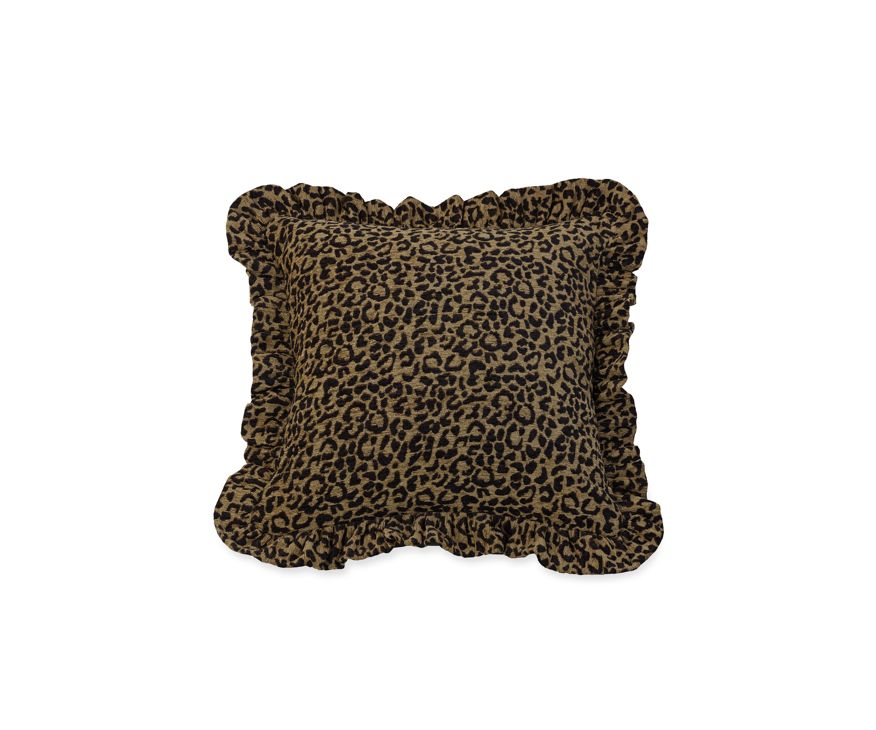 San Angelo Leopard Print Chenille Throw Pillow