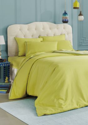 lola gray yellow 6 piece king duvet set 104 in.x 92 in