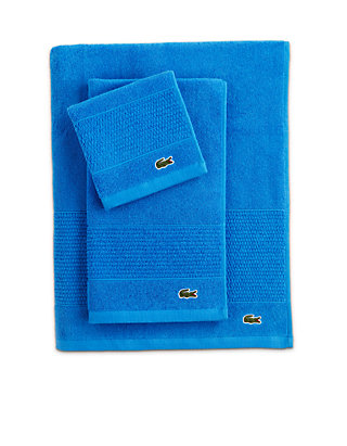 Surf Blue 100% Cotton 30x52 600 GSM Lacoste Match Bath Towel