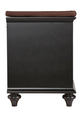 southern enterprises carrey entryway bench blac