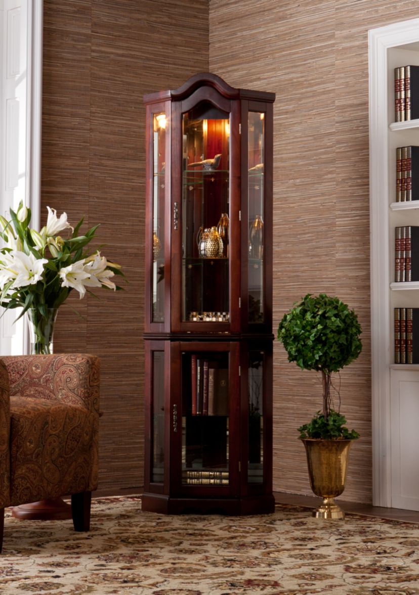 Burke Corner Curio Cabinet