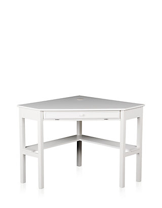 Southern Enterprises Rico Corner Desk White Belk