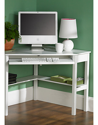Southern Enterprises Rico Corner Desk White Belk