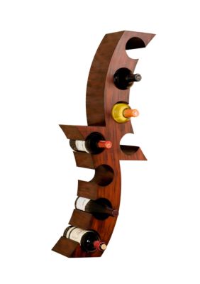 southern enterprises lodi wall mount wine rac