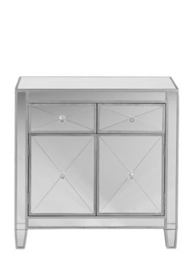 Southern Enterprises Mirage Mirrored Cabinet Belk