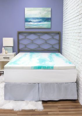 2 Inch Gel Swirl Memory Foam Mattress Topper