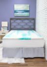 2 Inch Gel Swirl Memory Foam Mattress Topper