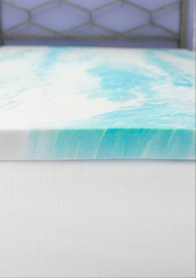 2 Inch Gel Swirl Memory Foam Mattress Topper