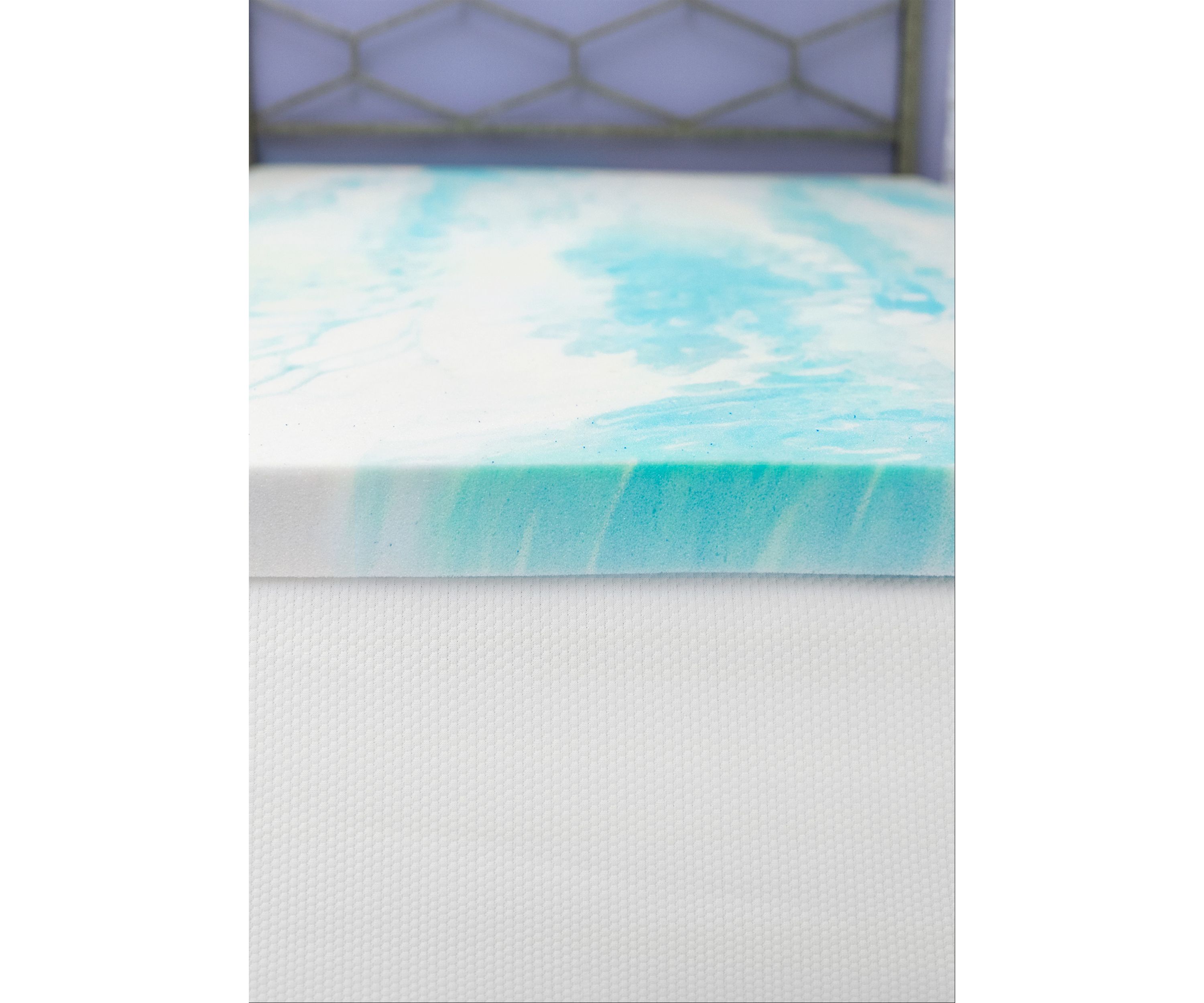 2 Inch Gel Swirl Memory Foam Mattress Topper