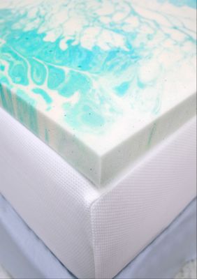 2 Inch Gel Swirl Memory Foam Mattress Topper