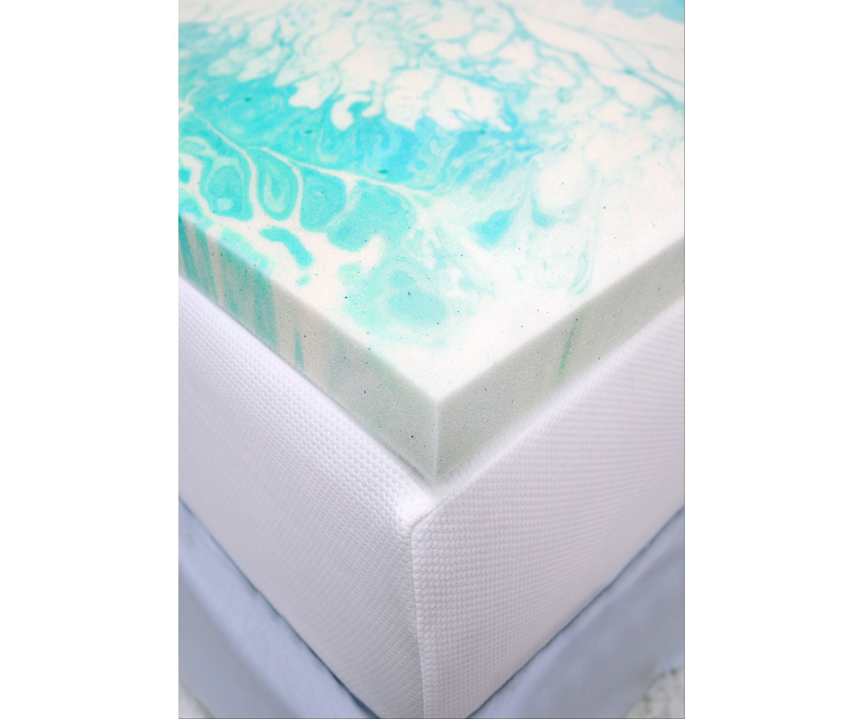 2 Inch Gel Swirl Memory Foam Mattress Topper