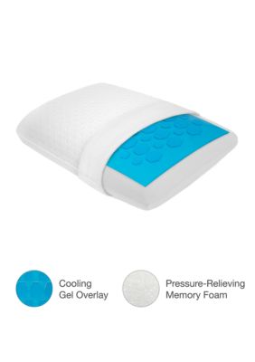 Sensorpedic Gel Overlay Memory Foam Comfort Bed Pillow Belk