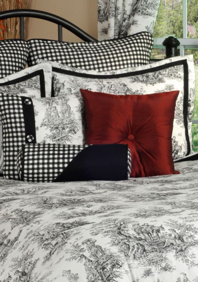 Jamestown Square Decoractive Pillow 18-in. x 18-in.