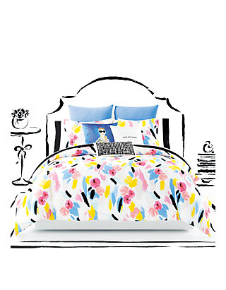 Kate Spade New York Paintball Floral Twin Xl Comforter Set Belk