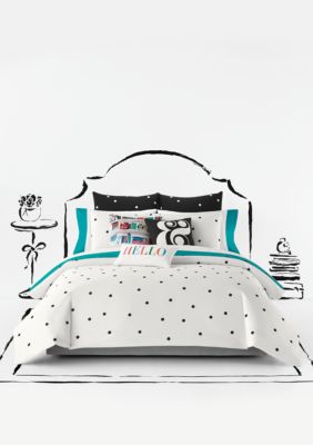 Kate Spade New York Deco Dot White Twin Twin Xl Comforter Set 68