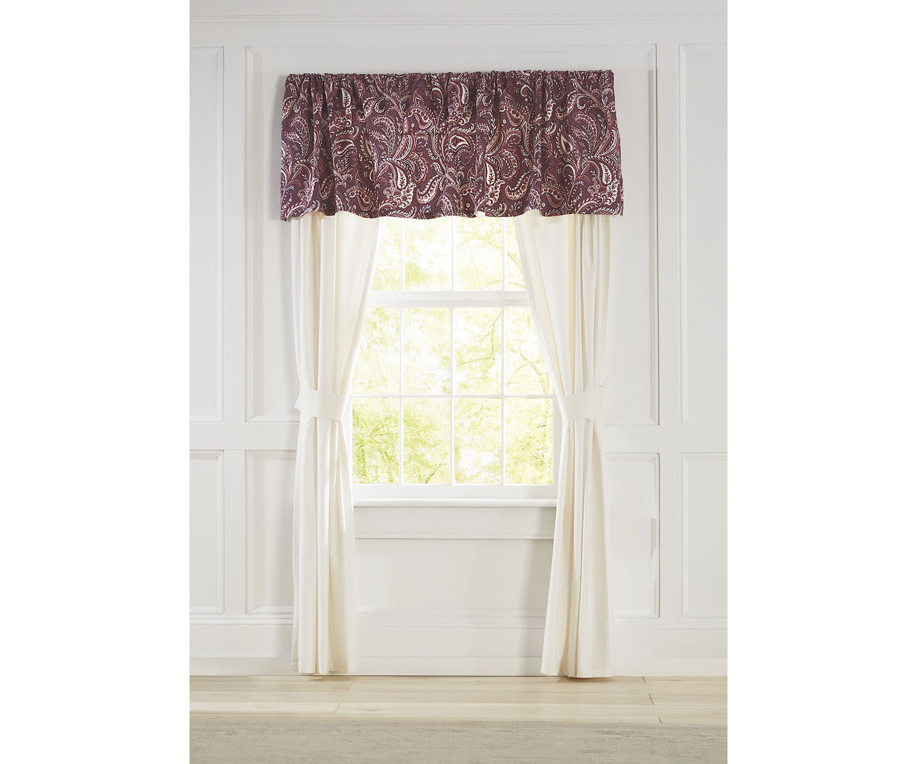 Pruna Drapery Pair with Tie Backs