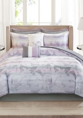 modern.southern.home.loretta 8 piece comforter bed in a ba