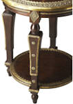 Ranthore Round Brass Accent Table