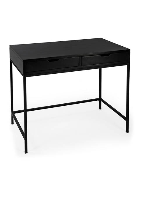 Butler Specialty Company Belka Black Desk with Drawers
