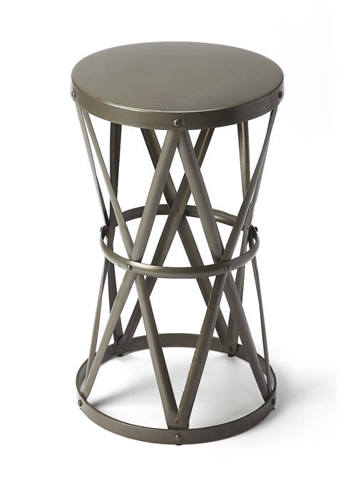 Empire Round Iron Accent Table