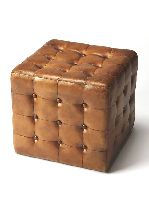 Butler Specialty Company Leon Leather Ottoman