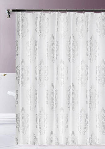 Details about   Dainty Home Isabella Embroidered Shower Curtain Have More In Stock 