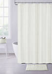 	  Paris Chenille Fabric Shower Curtain  