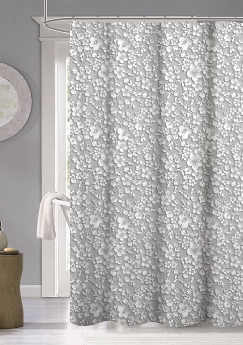Dainty Home Cotton Shower Curtain