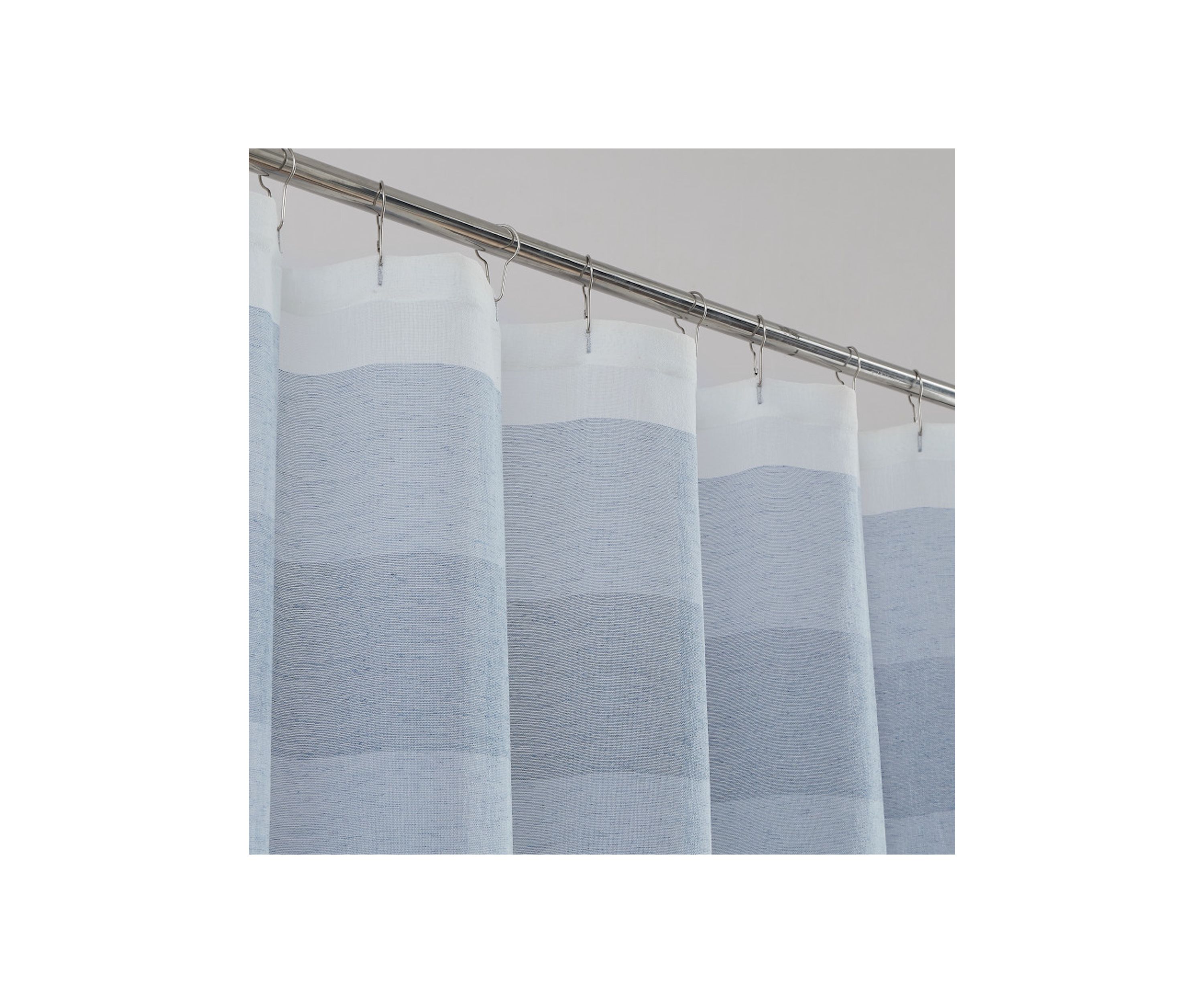 Chelsea Linen Striped Shower Curtain