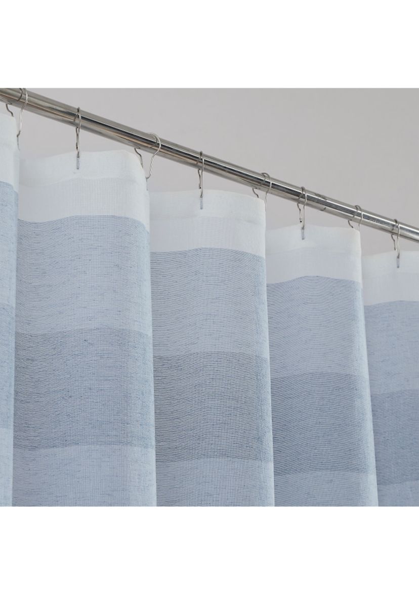 Chelsea Linen Striped Shower Curtain